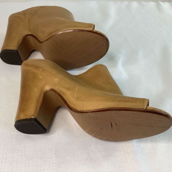 Nicole Loopey Women’s Tan Leather Heel Size 8 - Picture 4 of 7